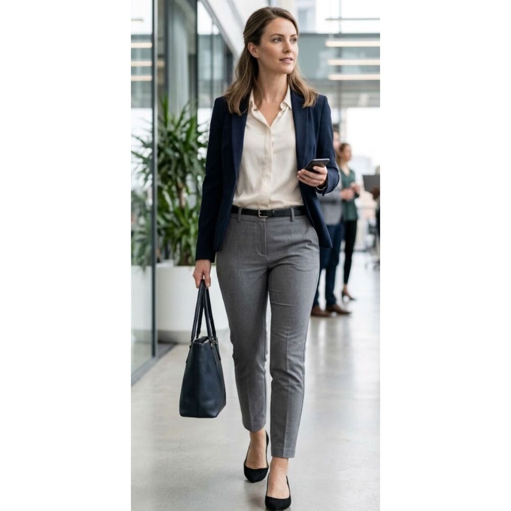 New H&M Slim Trouser Slack Pants Women's Size 10